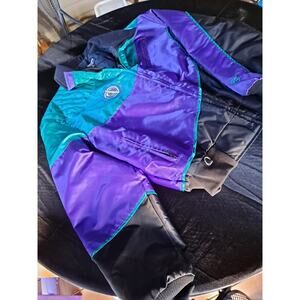 Vintage 80s 90s Arctic Cat Snowmobile Thinsulate Lined Satin Jacket EUC SKI
